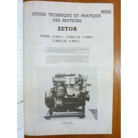 8111 8145 10111 10145 12145 Revue Technique Agricole Zetor