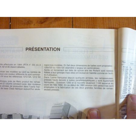 Rollant AroBale Revue Technique Agricole IH