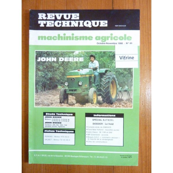 840 940 1040 1140 Revue Technique Agricole John Deere