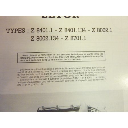 8111 8145 10111 10145 12145 Revue Technique Agricole Zetor