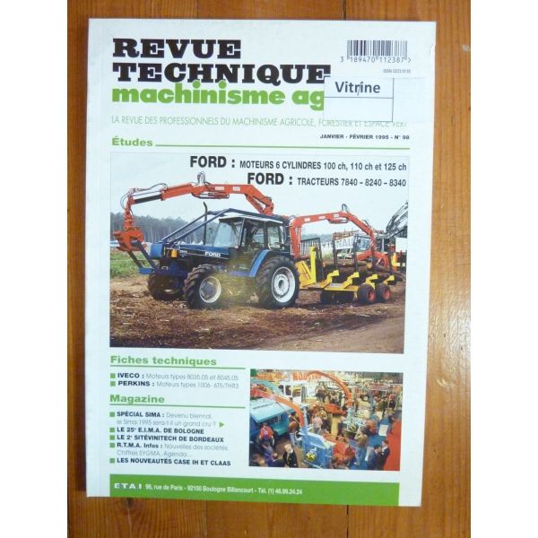 7840 8240 8340 Revue Technique Agricole Ford