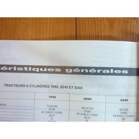 7840 8240 8340 Revue Technique Agricole Ford