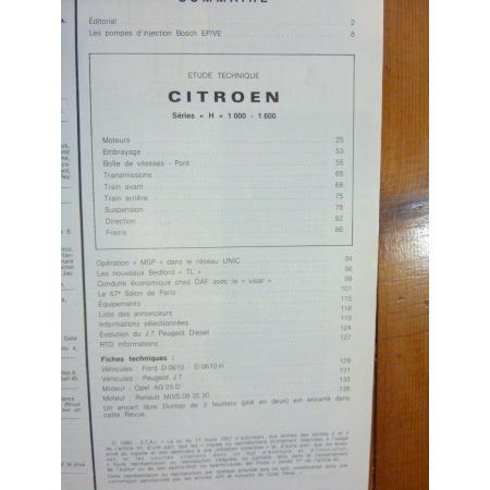 H 1000 1600 Revue Technique Citroen