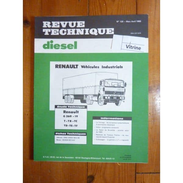 G260-19 Revue Technique PL Renault