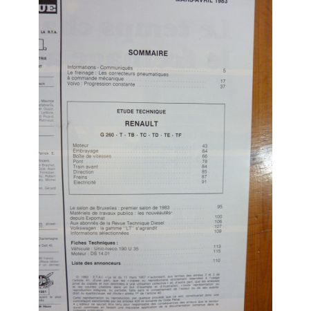 G260-19 Revue Technique PL Renault