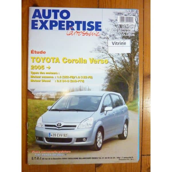 Corolla Verso 05- Revue Auto Expertise TOYOTA