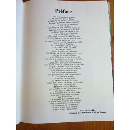 Monde Fascinant des Autos Livre