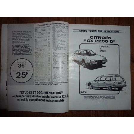 CX 2200 D Revue Technique Citroen