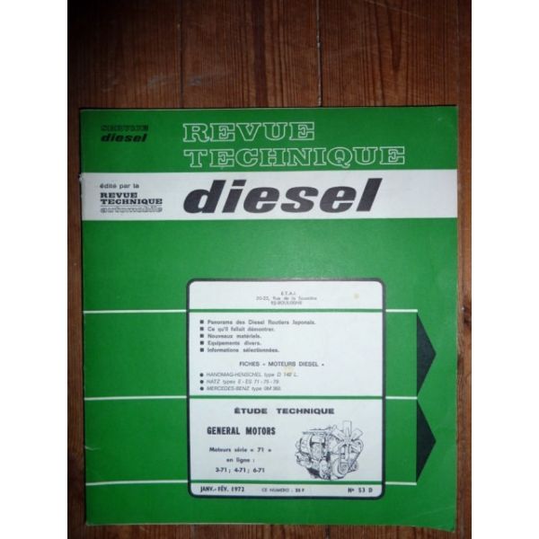 Série 71 Revue Technique PL General Motors