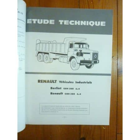 GBH 280 6x4 Revue Technique PL Berliet Renault