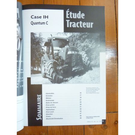 Quantum 65c 75c 85c 95c Revue Technique Agricole IH CASE