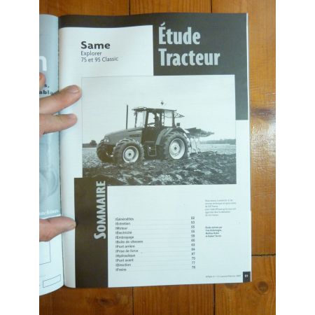 Explorer Classic 75 et 95 Revue Technique Agricole Same