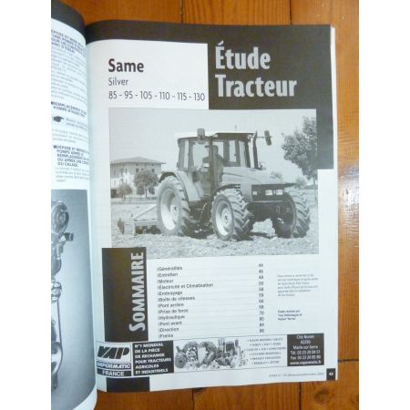 Silver 85 a 130 Revue Technique Agricole Same