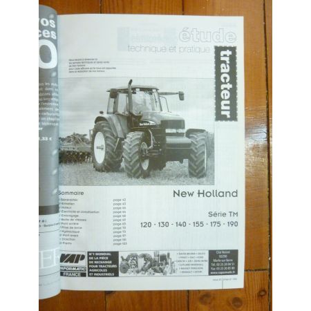 TM 120 à 190 Revue Technique Agricole New Holland