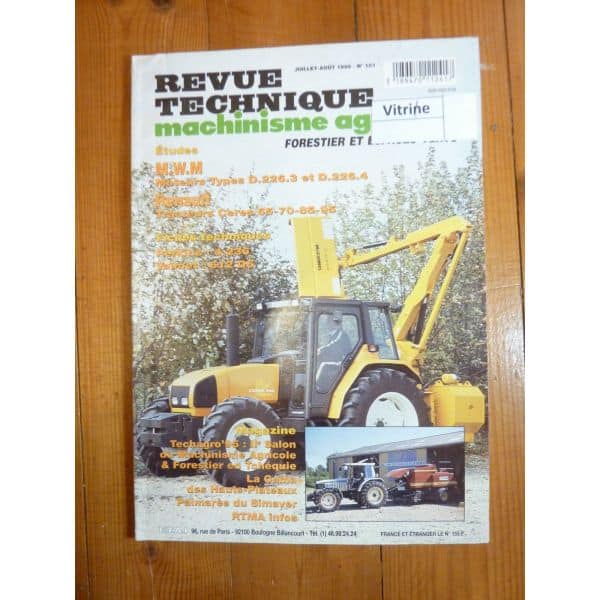 Ceres 65 a 95  Revue Technique Agricole Renault