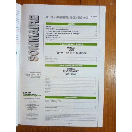 Favorit 600 Revue Technique Agricole Fendt