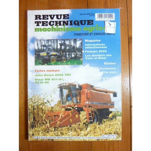 IH 2100 2300 Revue Technique Agricole Case Axial