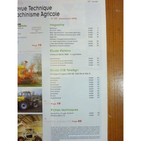 Chargeurs 530 Revue Technique TP JCB