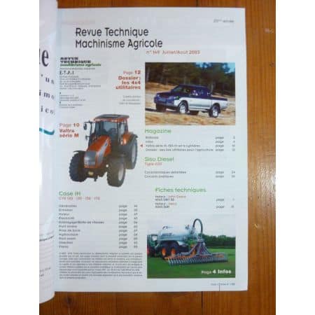 IH CVX 120 à 170 Revue Technique Agricole Case Axial