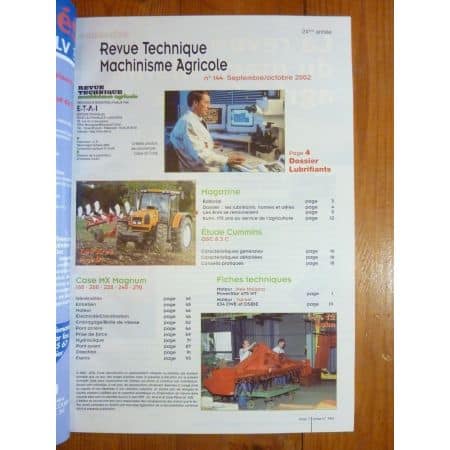 MX Magnum 180 à 270 Revue Technique Agricole Case Axial