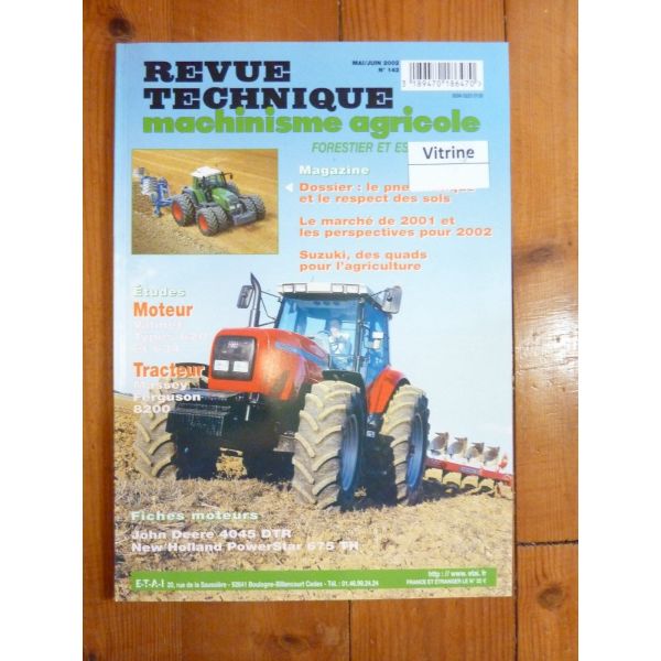 8210 8220 8240 8250 8260 8270 8280 Revue Technique Agricole Massey Ferguson