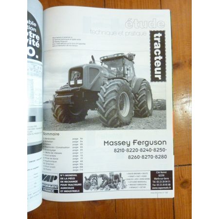 8210 8220 8240 8250 8260 8270 8280 Revue Technique Agricole Massey Ferguson