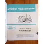 MF165 Mark III MF178 Revue Technique Agricole Massey Ferguson