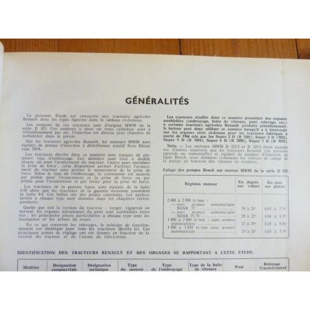 R50 à R486 Revue Technique Agricole Renault