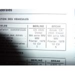 CX 2500D Revue Technique Citroen