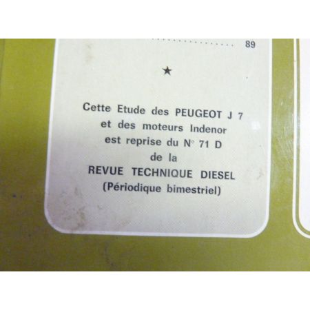 J7 Die Revue Technique Peugeot Indenor
