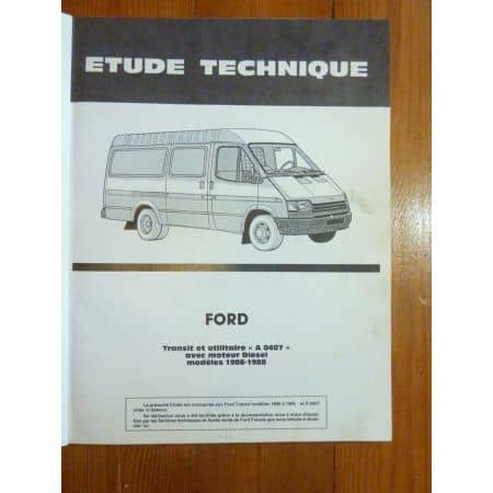 Transit Die 86-88 Revue Technique Ford