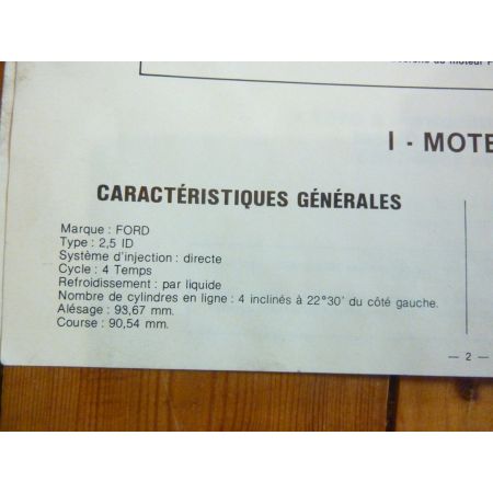 Transit Die 86-88 Revue Technique Ford