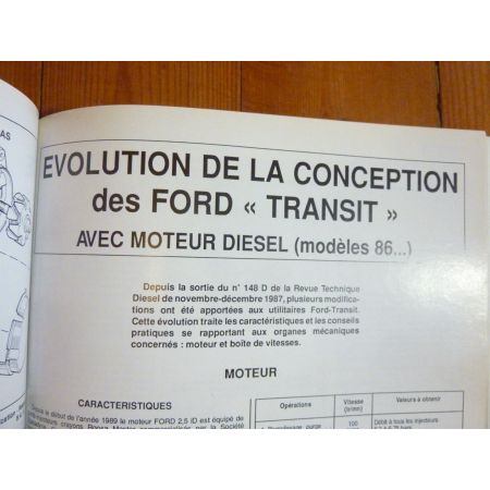 Transit Die 86-88 Revue Technique Ford