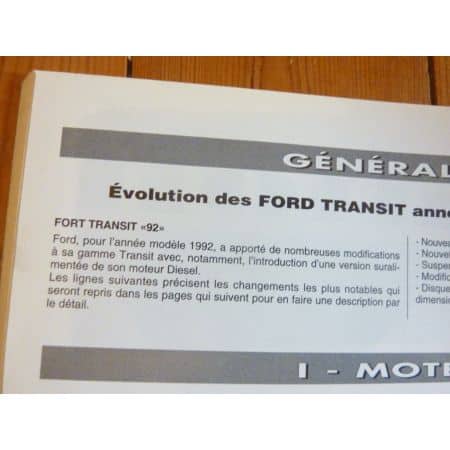 Transit Die 86-88 Revue Technique Ford