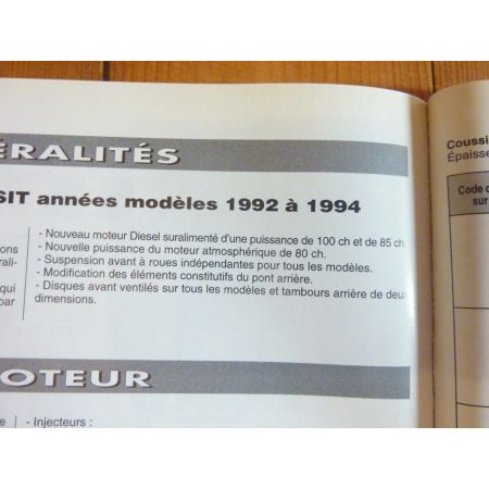 Transit Die 86-88 Revue Technique Ford