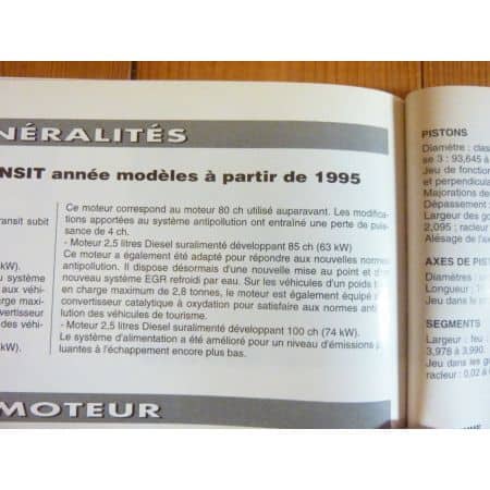 Transit Die 86-88 Revue Technique Ford