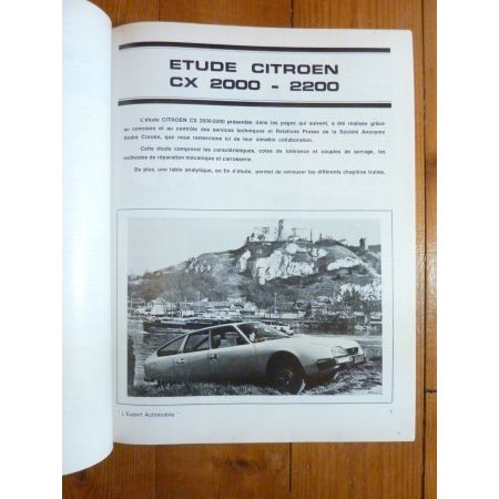 CX 2000 2200 2400 Revue Technique Citroen