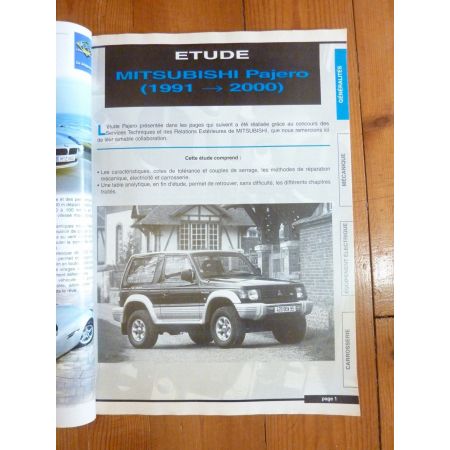 PAJERO 91-00 Revue Technique Mitsubishi