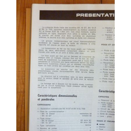 BX 19 Revue Technique Citroen