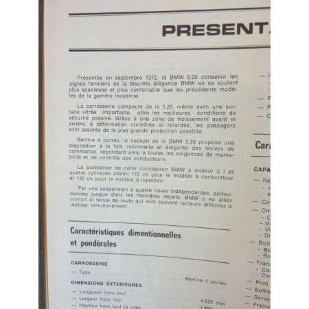 520 Revue Technique Bmw