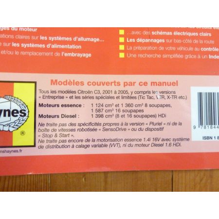 C3 Revue Technique Haynes Citroen