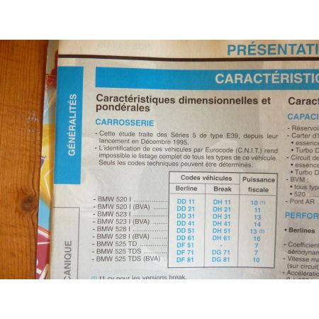 LEA Revue technique BMW Série 5 (E39) LEA362 Revue technique
