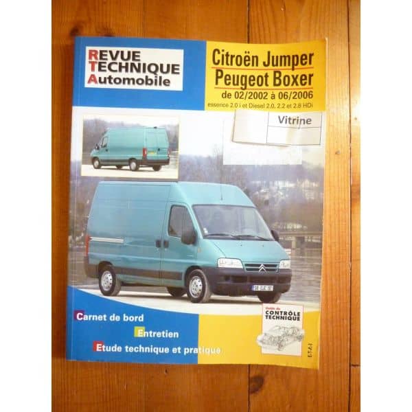 Jumper Boxer 02-06 Revue Technique Peugeot Citroen