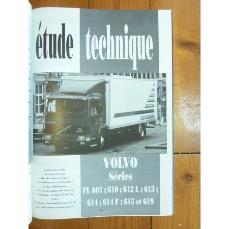 Série 6 FL 607 610 612 613 614 619 Revue Technique PL Volvo