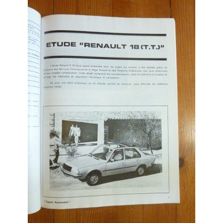 R18 -82 Revue Technique Renault