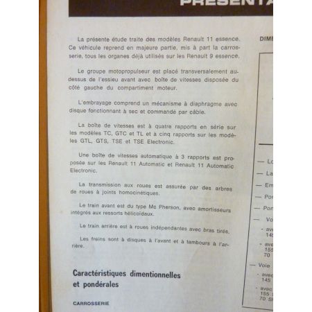 R11 Revue Technique Renault