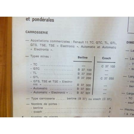 R11 Revue Technique Renault