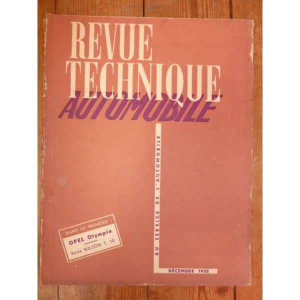 Olympia Revue Technique Opel