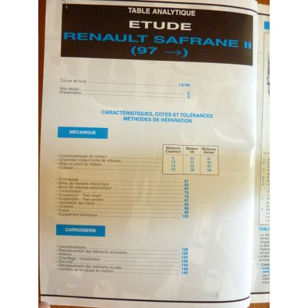 Safrane II 97- Revue Technique Renault