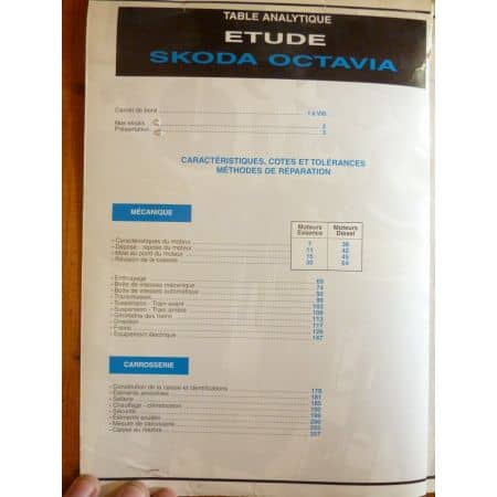 Octavia 97- Revue Technique Skoda